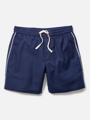 Marine Layer Saturday 6” Beach Short Vintage Indigo Blue Contrast Stitch Men’s Bottoms for Men Athens GA Georgia Kempt Menswear Store Near Me