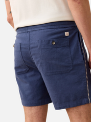 Marine Layer Saturday 6” Beach Short Vintage Indigo Blue Contrast Stitch Men’s Bottoms for Men Athens GA Georgia Kempt Menswear Store Near Me