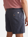 Marine Layer 6” Inseam Saturday Short Cotton Canvas Navy Blue Elastic Waist Drawstring Athens GA Georgia Kempt Menswear Store Near Me