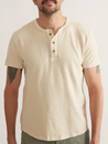 Marine Layer Vintage Heavy Slub Henley Men’s Top Sand Kempt Athens Menswear