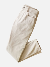 Marine Layer 5 Pocket Tech Slim Straight Pant - Stone