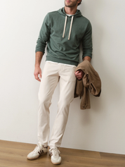 Marine Layer 5 Pocket Tech Slim Straight Pant - Stone