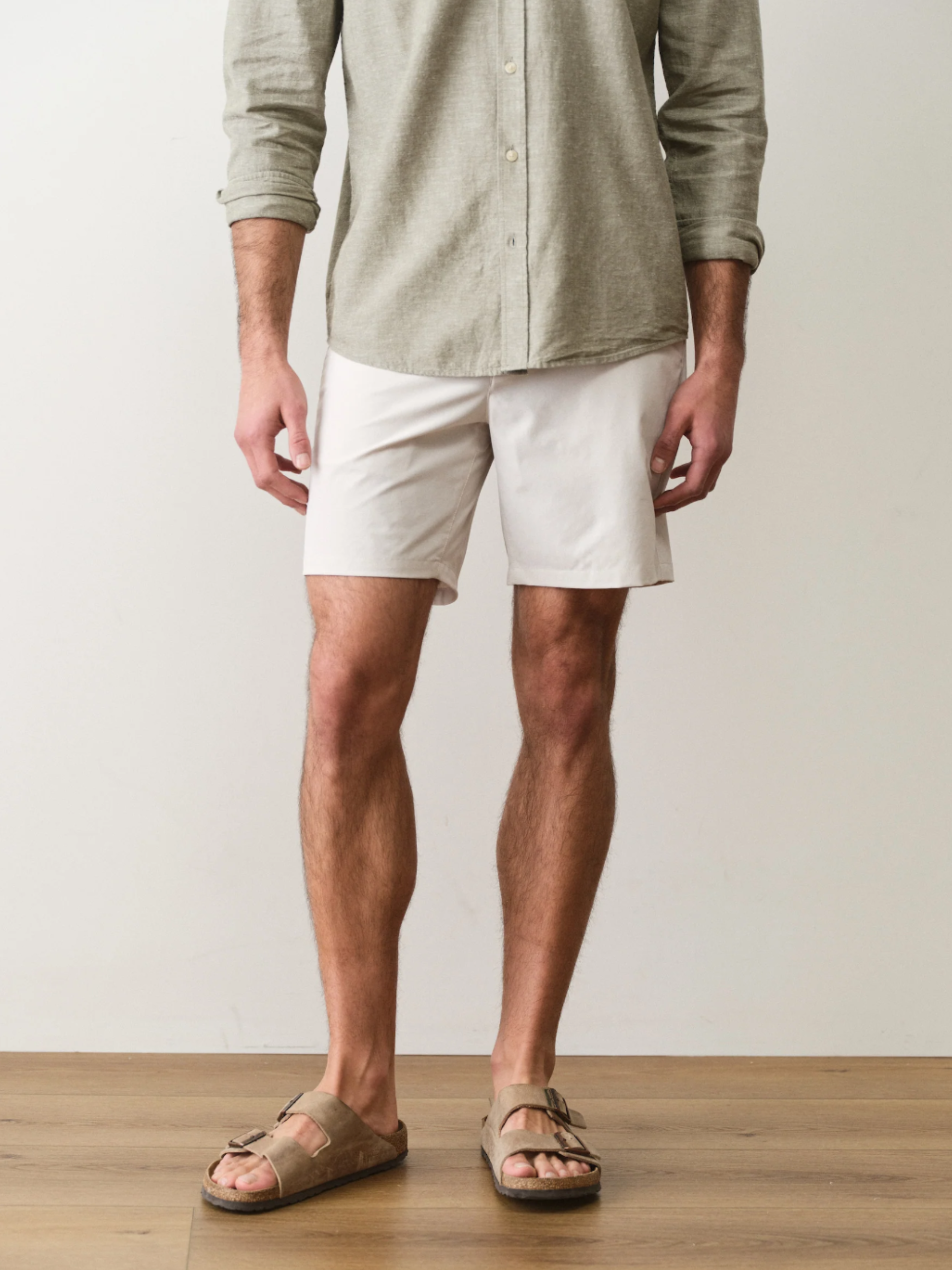 Marine Layer Hybrid Short 7” - Stone