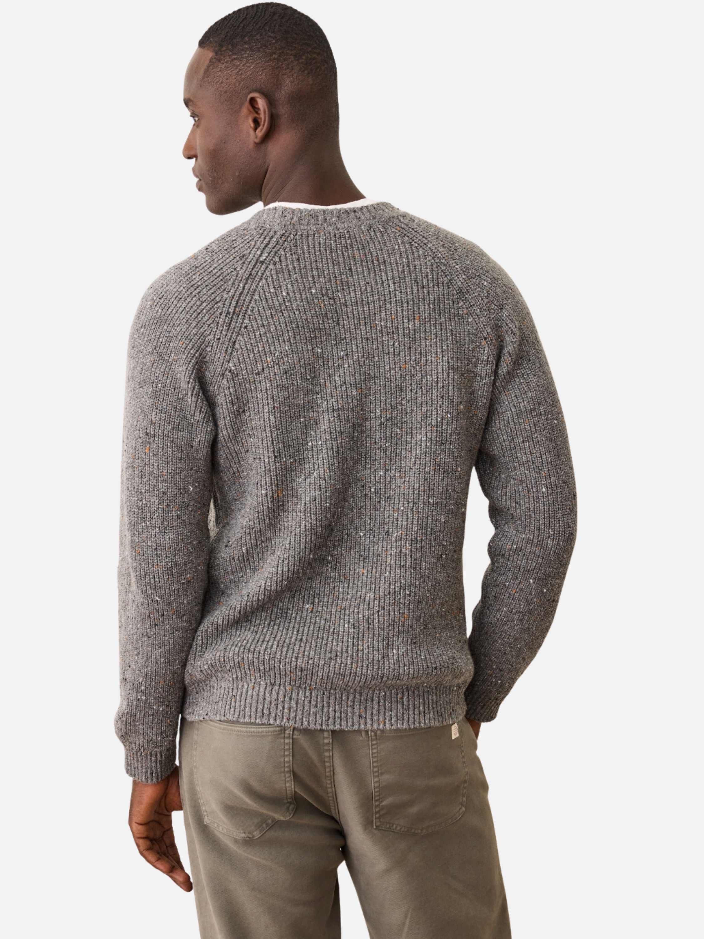 Marine Layer Inverness Crew Sweater - Grey