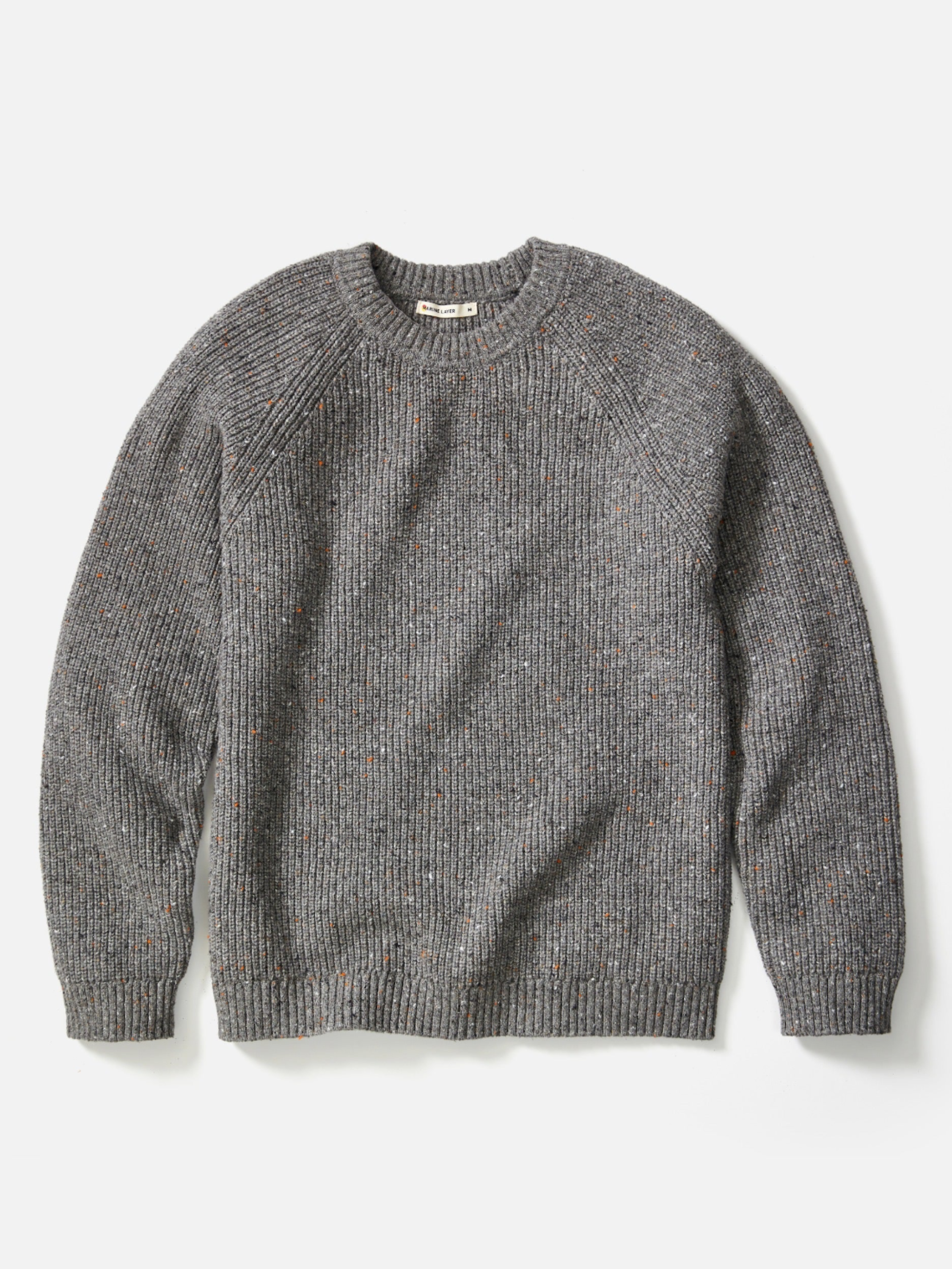 Marine Layer Inverness Crew Sweater - Grey