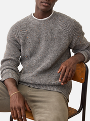 Marine Layer Inverness Crew Sweater - Grey