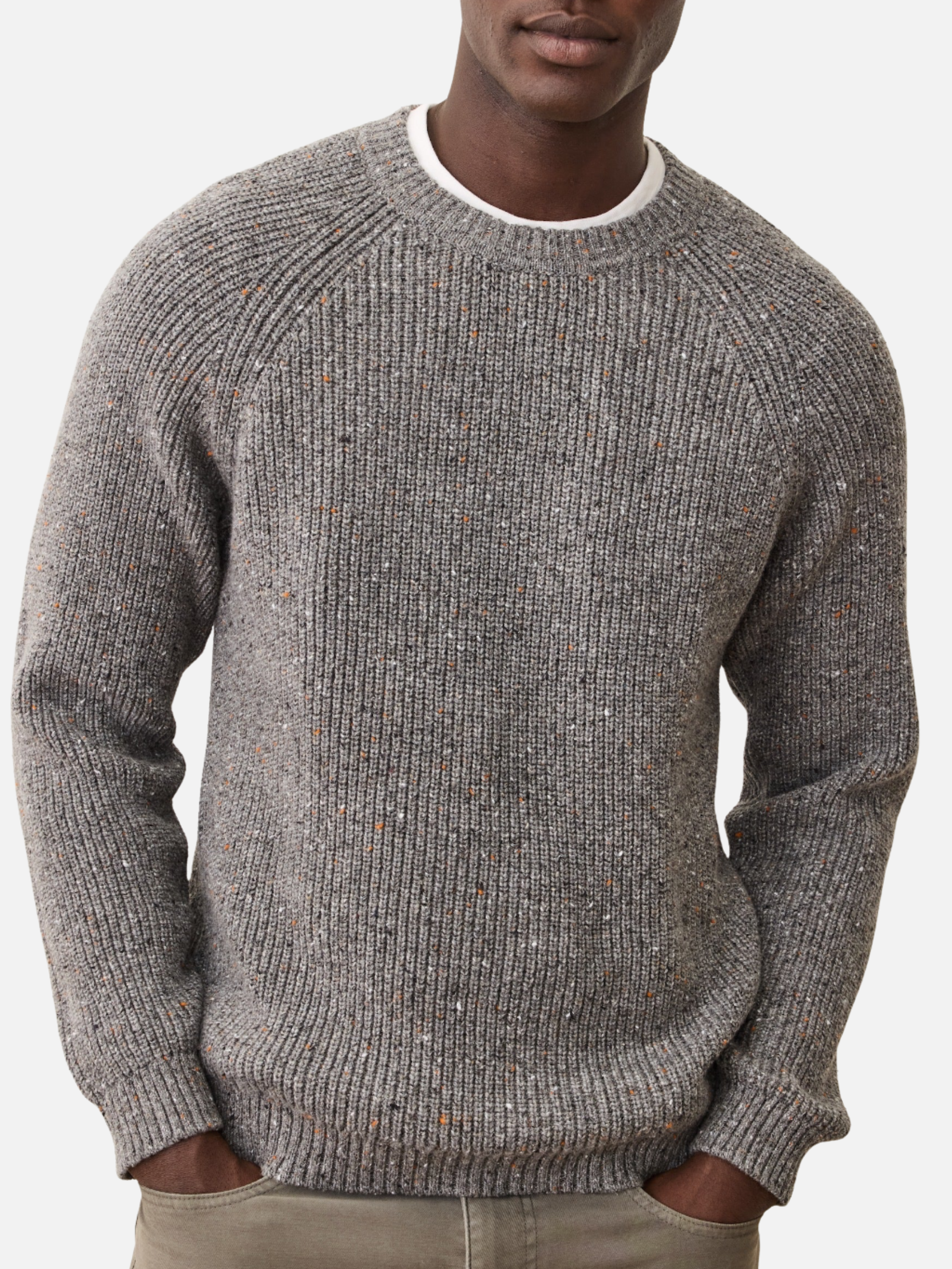 Marine Layer Inverness Crew Sweater - Grey