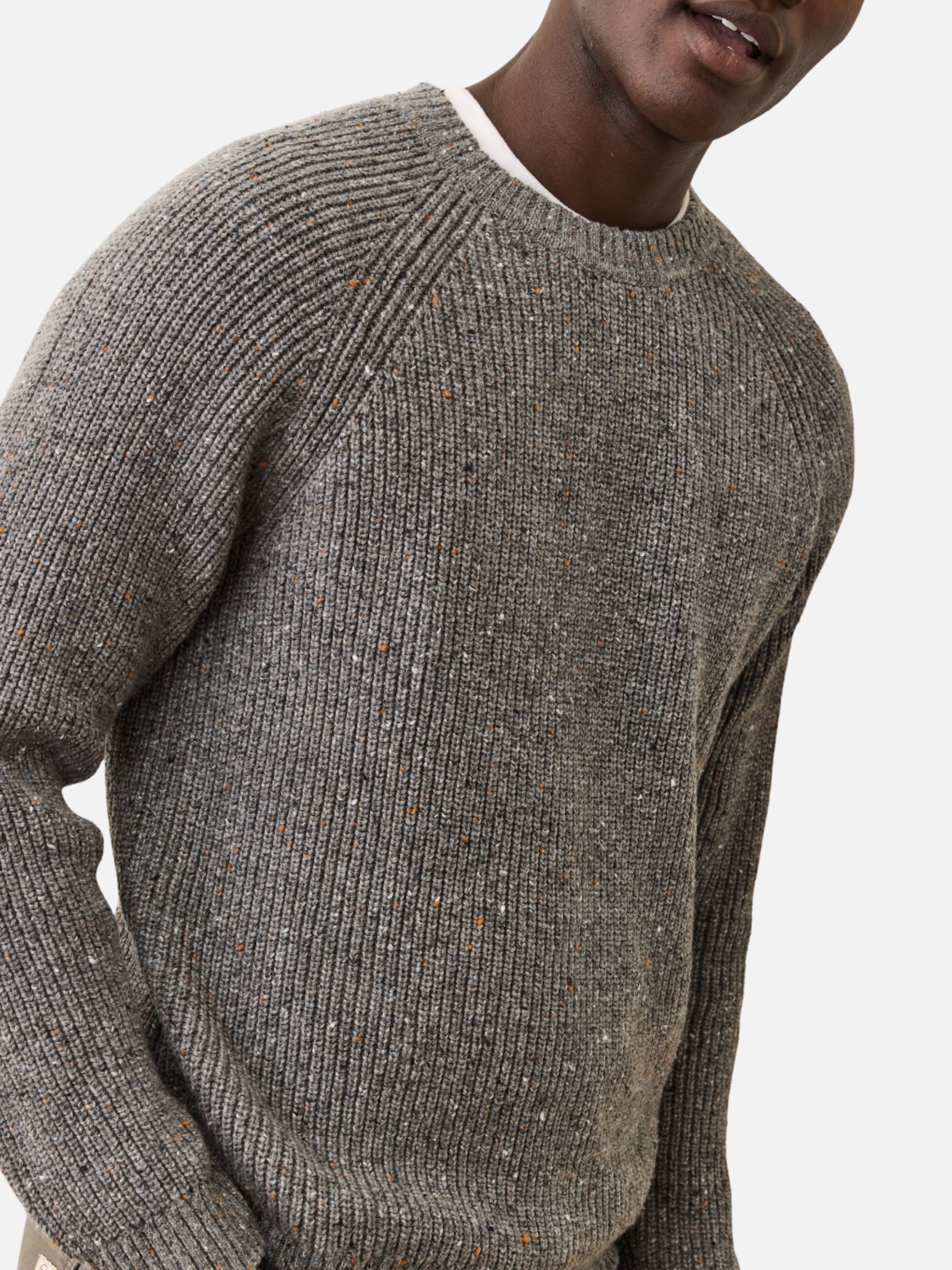 Marine Layer Inverness Crew Sweater - Grey