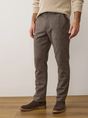 Marine Layer Saturday Houndstooth Slim Straight Leg Pants Chino Chinos Men’s Bottoms for Men Dark Taupe Pattern Athens GA Georgia Kempt Menswear Store Near Me