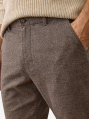 Marine Layer Saturday Houndstooth Slim Straight Leg Pants Chino Chinos Men’s Bottoms for Men Dark Taupe Pattern Athens GA Georgia Kempt Menswear Store Near Me