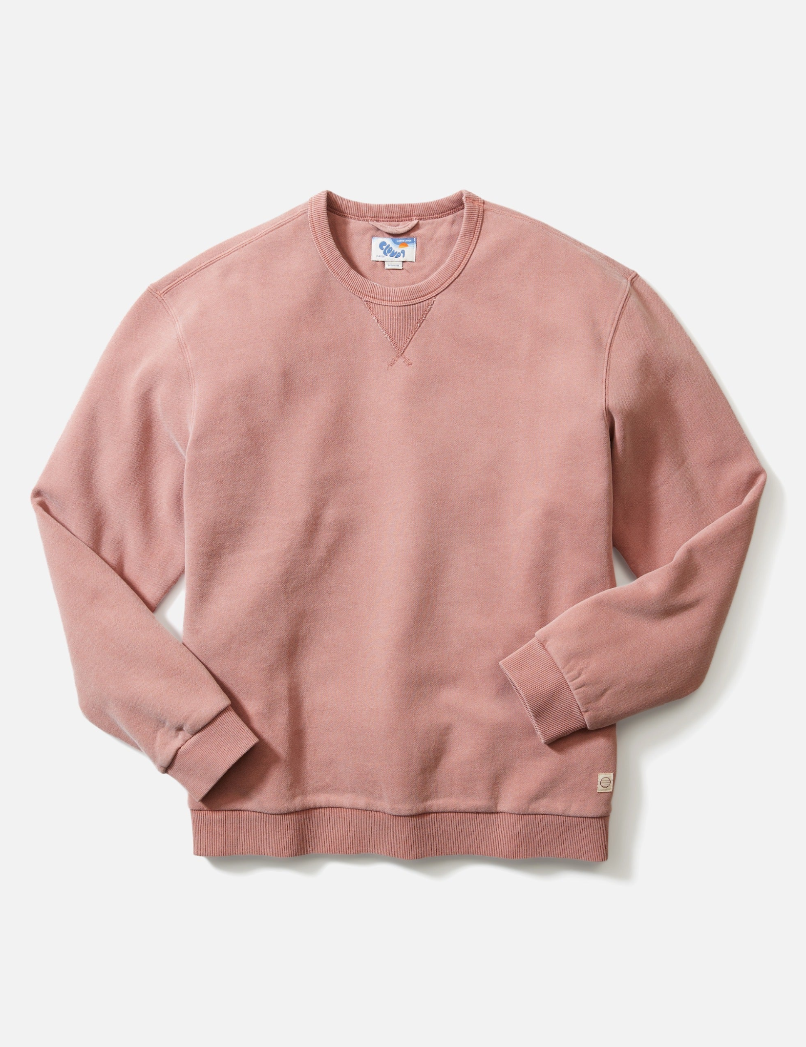 Marine Layer Relaxed Cloud 9 Fleece Crewneck Sweatshirt Ash Rose Mens Kempt Athens Georgia Clothing Guys
