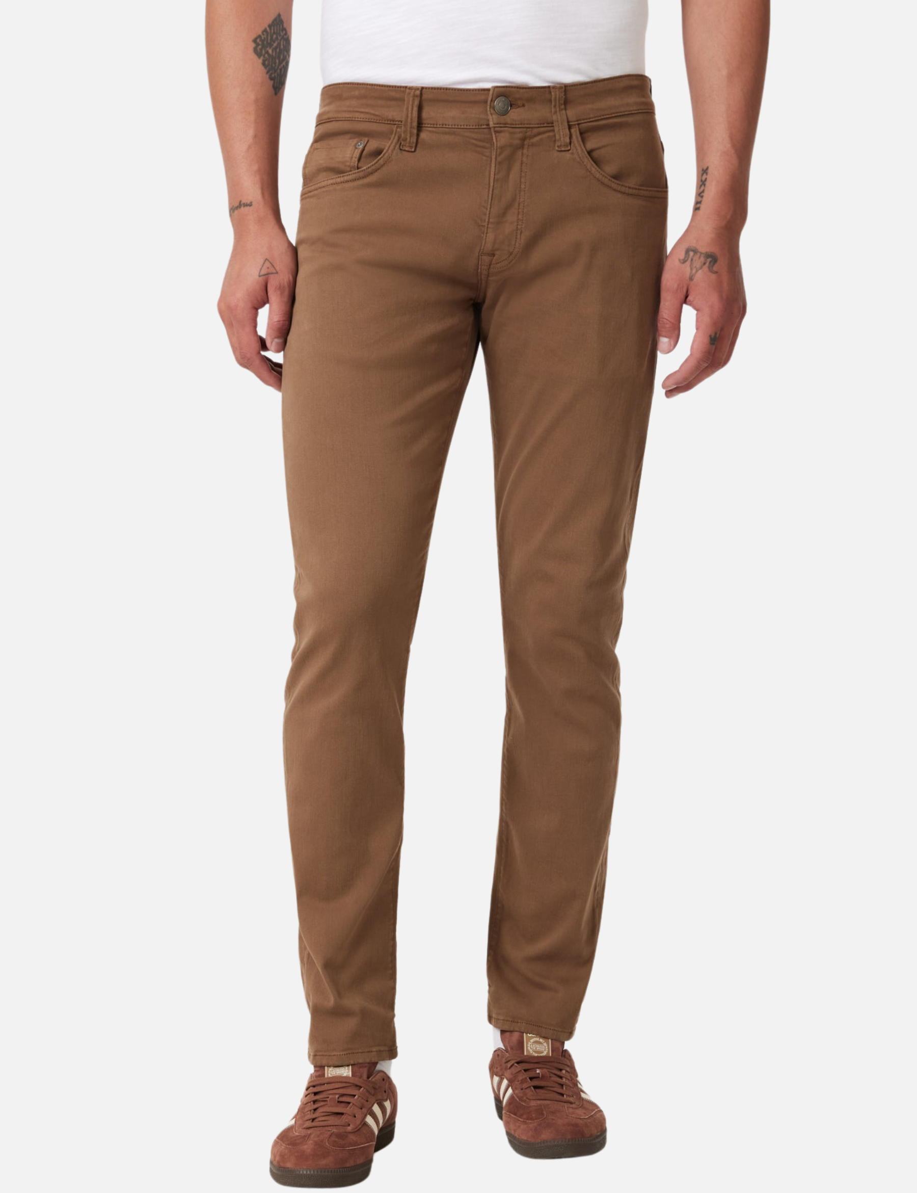 Mavi Marcus Slim Straight Leg Jeans Fit Bronze Brown Men’s Denim Bottoms Supermove Stretch Kempt Athens Menswear Store