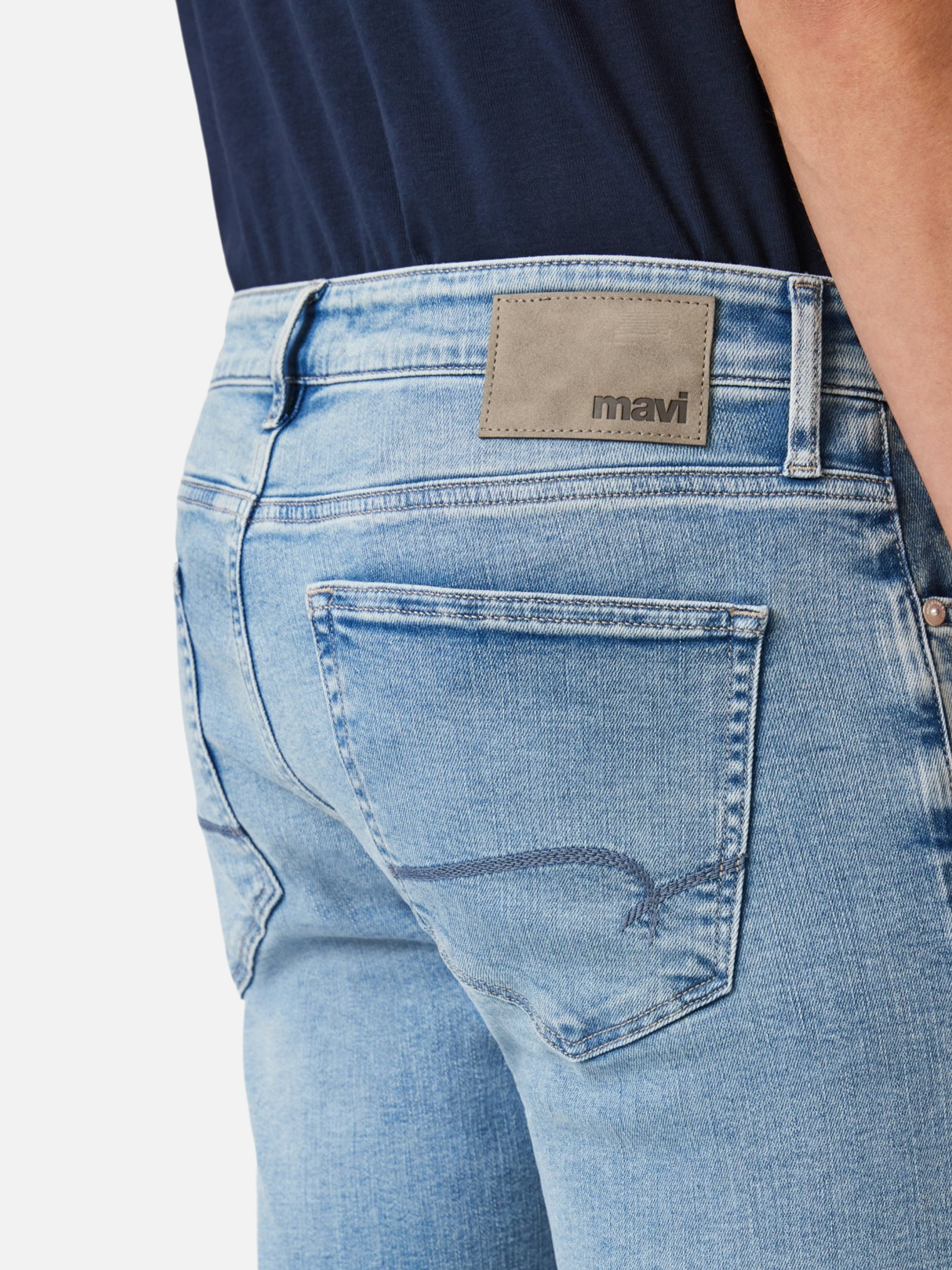 Mavi Jake Slim Fit Jeans Jean Light Used Feather Blue Denim Athens GA Georgia Kempt Menswear Store Near Me