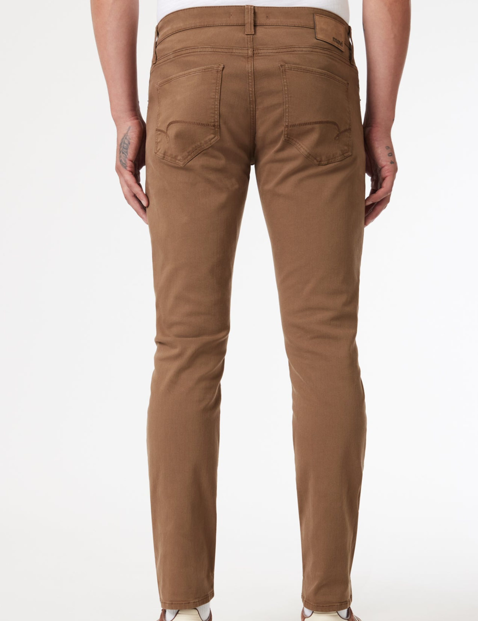 Mavi Marcus Slim Straight Leg Jeans Fit Bronze Brown Men’s Denim Bottoms Supermove Stretch Kempt Athens Menswear Store
