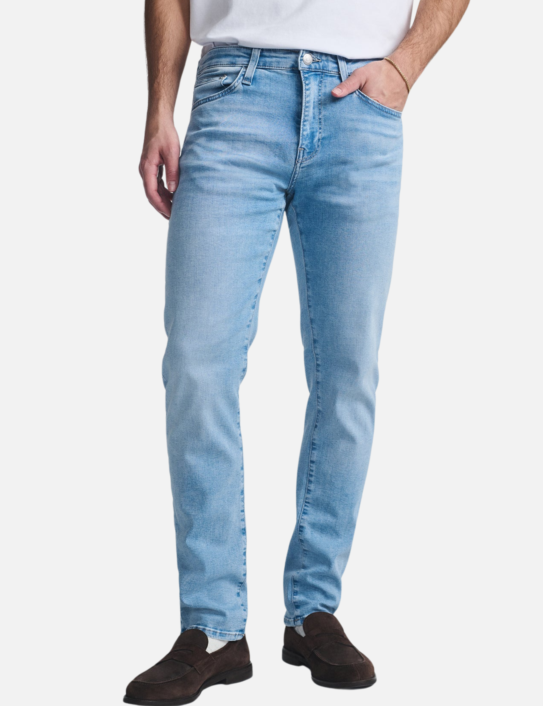 Mavi Marcus Slim Straight Fit Leg Jean Aqua Feather Blue Men’s Denim Spring Summer Pants Bottoms for Men Athens GA Georgia Kempt Menswear Store Near Me