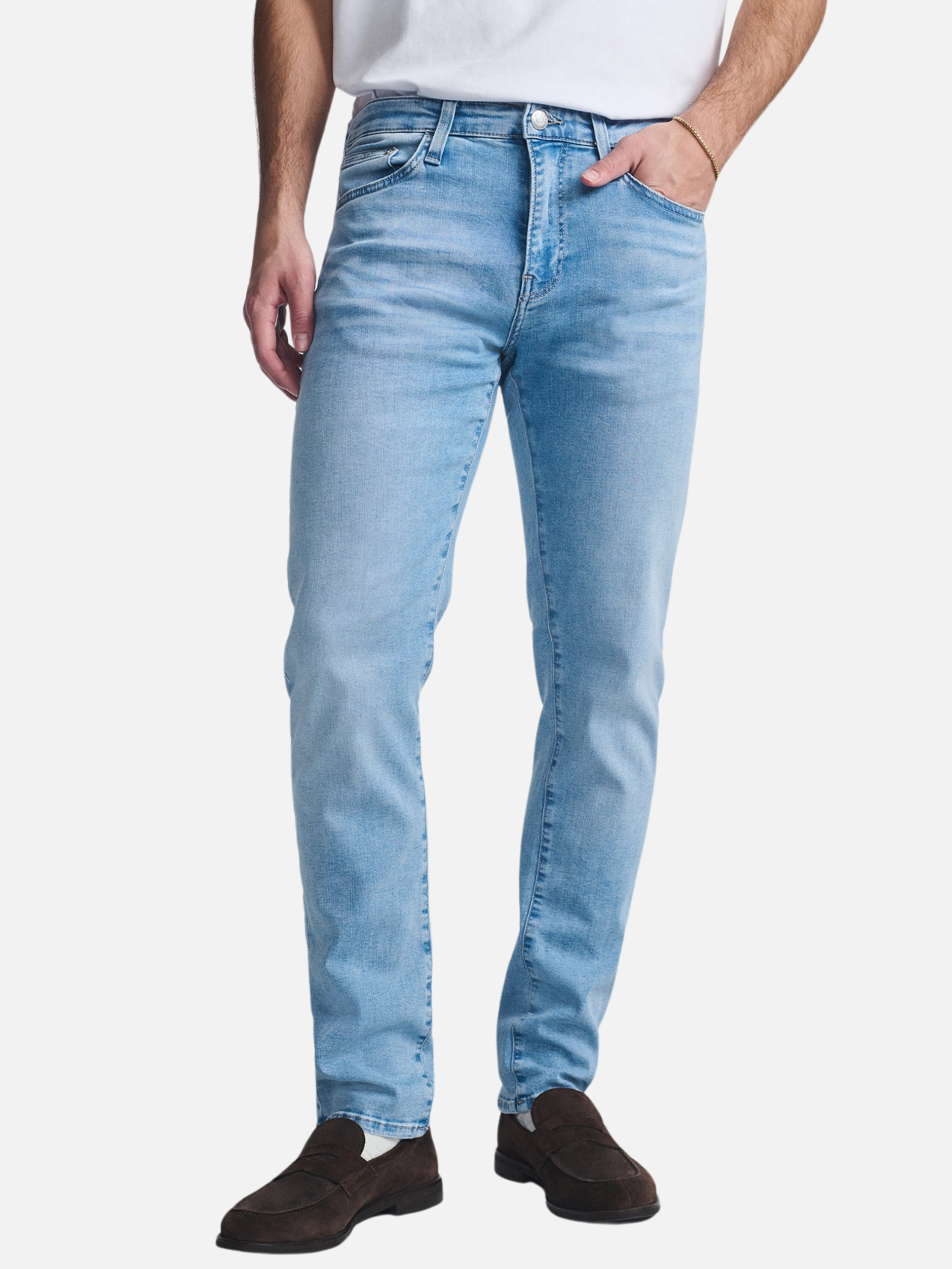 Mavi Marcus Slim Straight Fit Leg Jean Aqua Feather Blue Men’s Denim Spring Summer Pants Bottoms for Men Athens GA Georgia Kempt Menswear Store Near Me