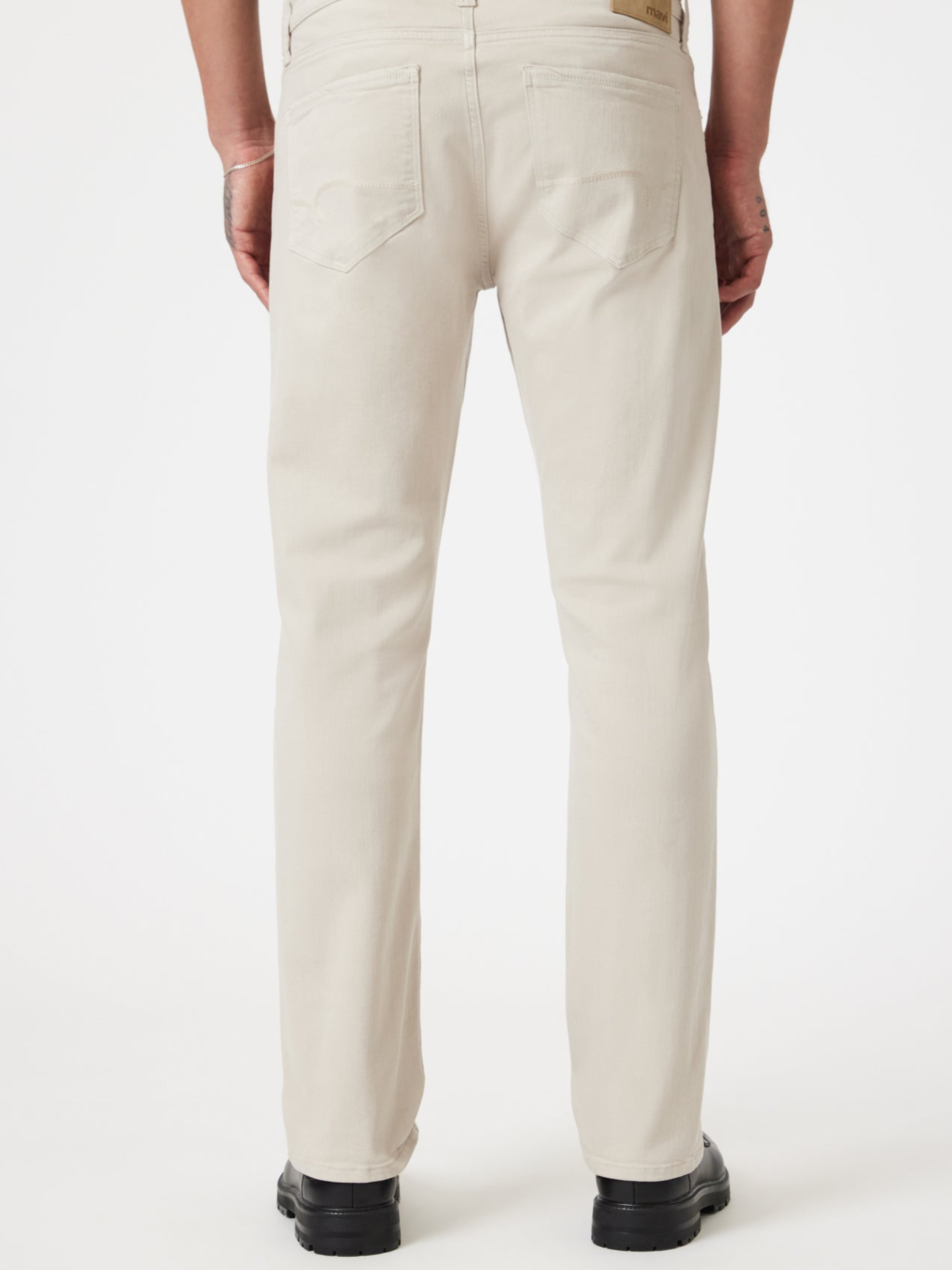 Mavi Slim Straight Fit Jean Pants Men’s Oatmilk Ivory Light Cream Spring Summer Bottom for Men Athens GA Georgia Kempt Menswear Store Near Me