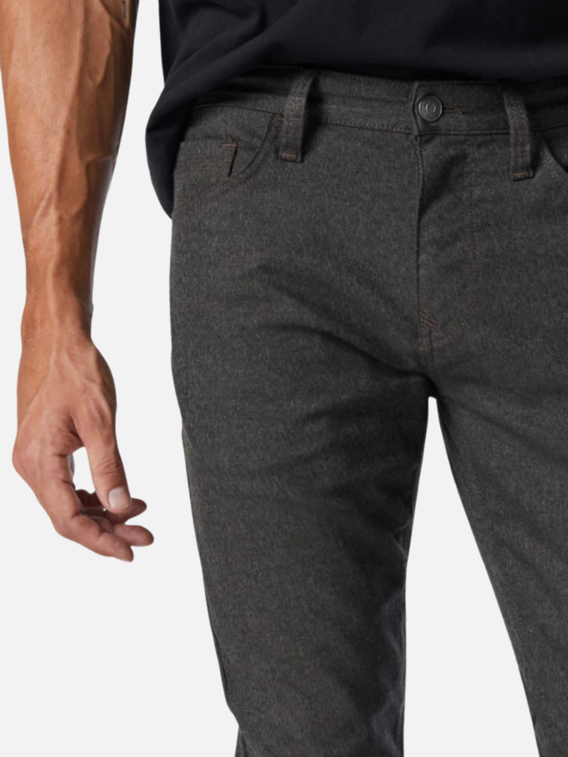 Mavi Marcus Slim Straight Leg Jean Brown Feather Tweed Dress Pant for Men Bottoms Athens GA Georgia Kempt Menswear Store Near Me