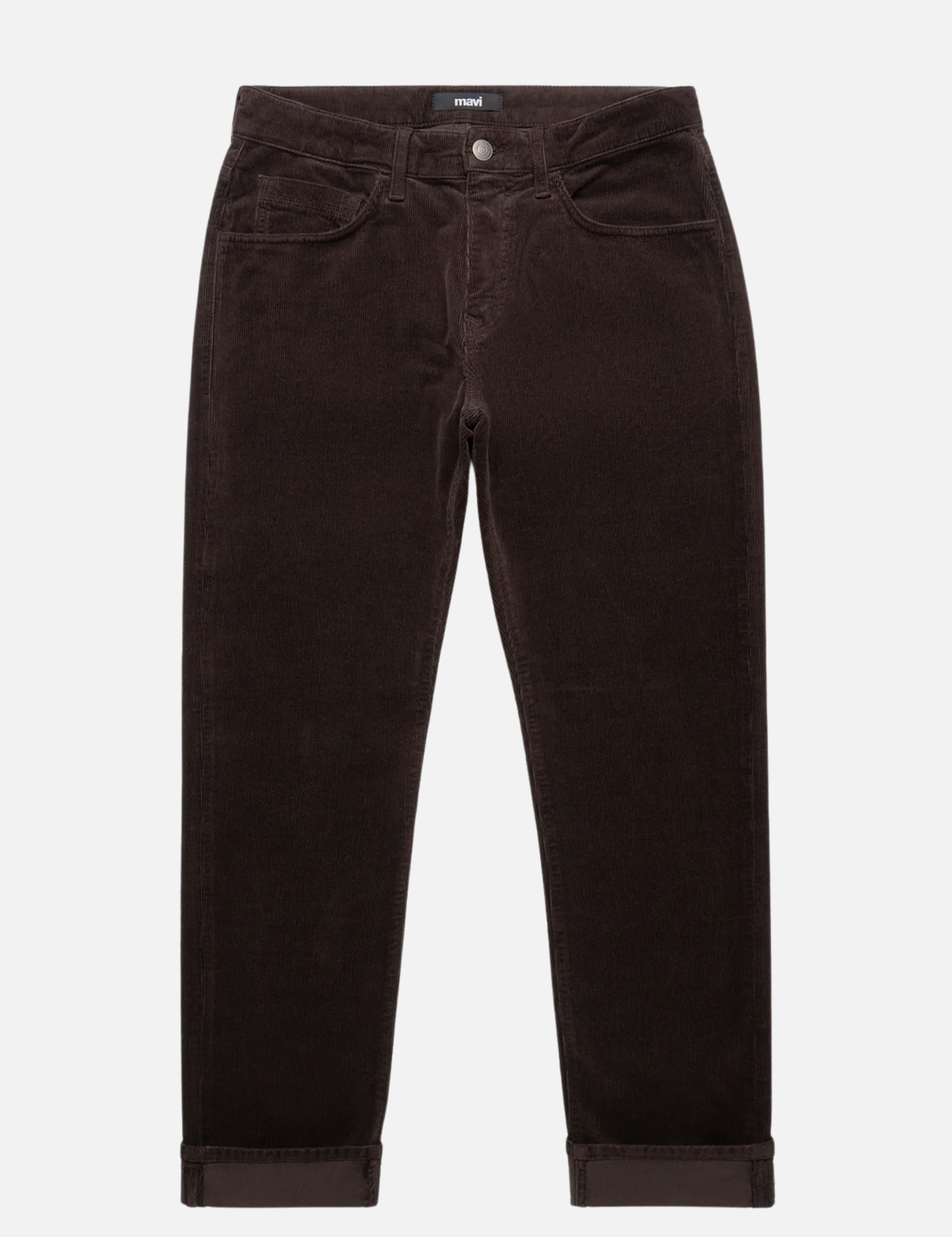 Mavi Slim Straight Leg Fit Pants Penny Cord Corduroy Textured Dark Brown Fall Winter Men’s Bottoms for Men Athens GA Georgia Kempt Menswear Store Near Me