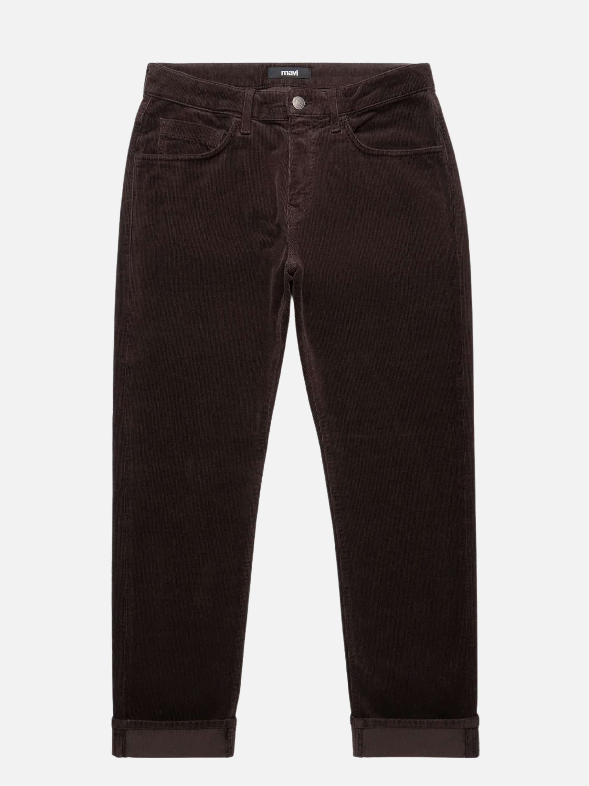 Mavi Slim Straight Leg Fit Pants Penny Cord Corduroy Textured Dark Brown Fall Winter Men’s Bottoms for Men Athens GA Georgia Kempt Menswear Store Near Me