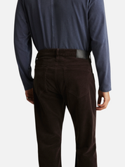 Mavi Slim Straight Leg Fit Pants Penny Cord Corduroy Textured Dark Brown Fall Winter Men’s Bottoms for Men Athens GA Georgia Kempt Menswear Store Near Me