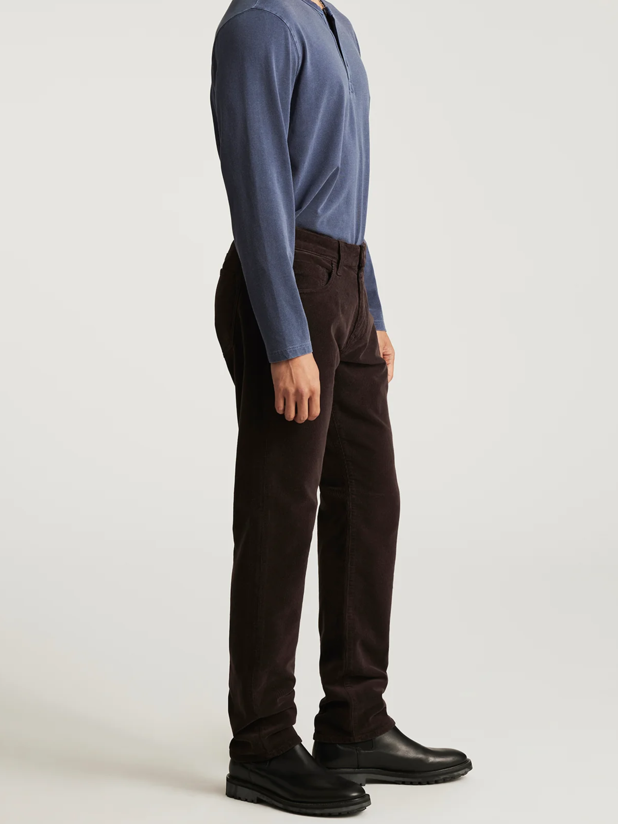 Mavi Slim Straight Leg Fit Pants Penny Cord Corduroy Textured Dark Brown Fall Winter Men’s Bottoms for Men Athens GA Georgia Kempt Menswear Store Near Me