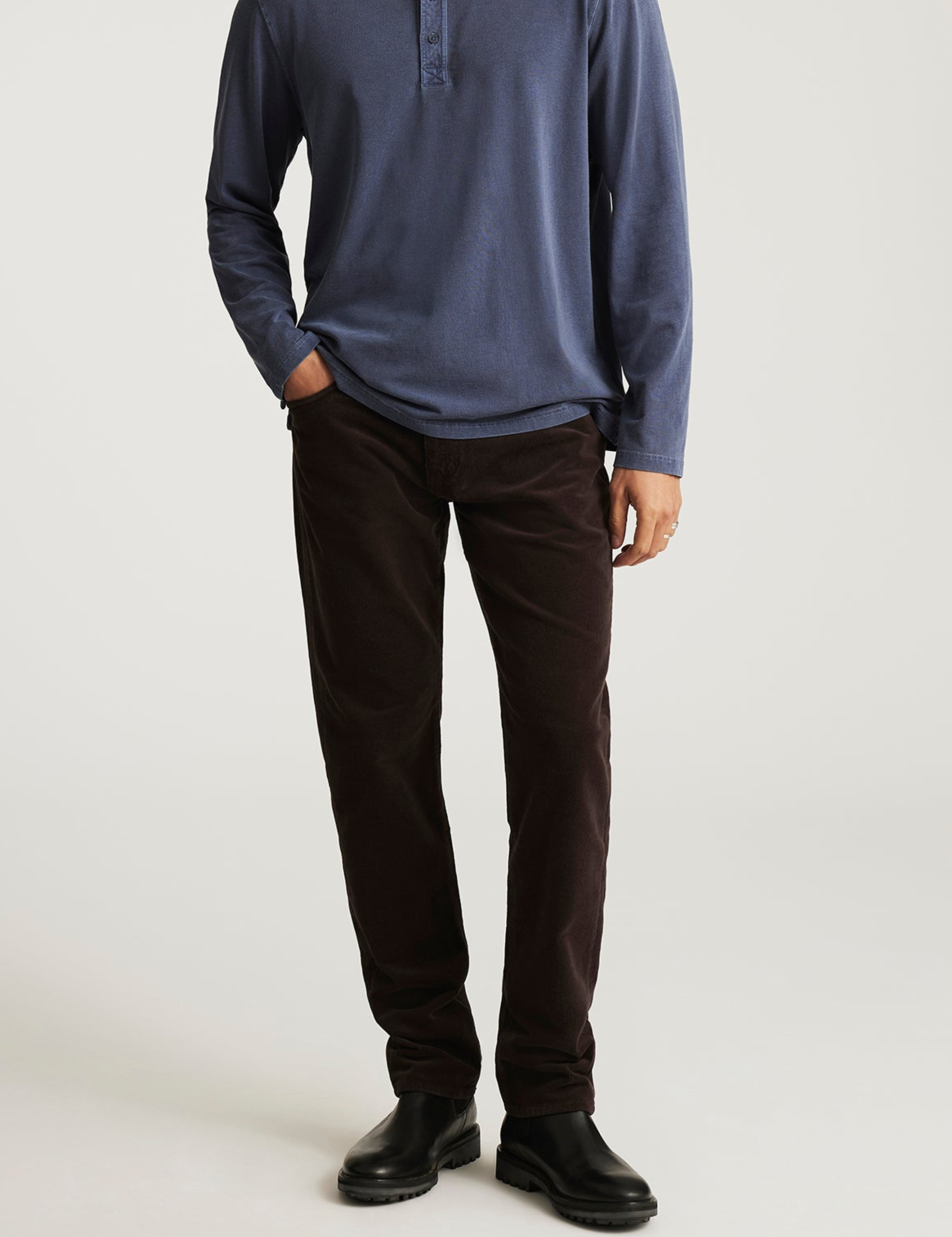 Mavi Slim Straight Leg Fit Pants Penny Cord Corduroy Textured Dark Brown Fall Winter Men’s Bottoms for Men Athens GA Georgia Kempt Menswear Store Near Me