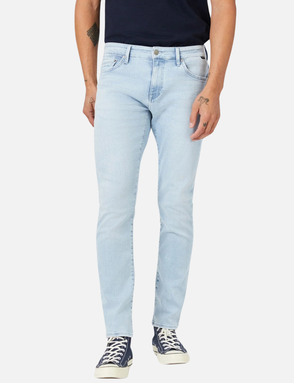 mavi jake slim jean bleached tonal organic vintage light wash organic cotton, polyester, elastane blend kempt athens ga georgia men's clothing store