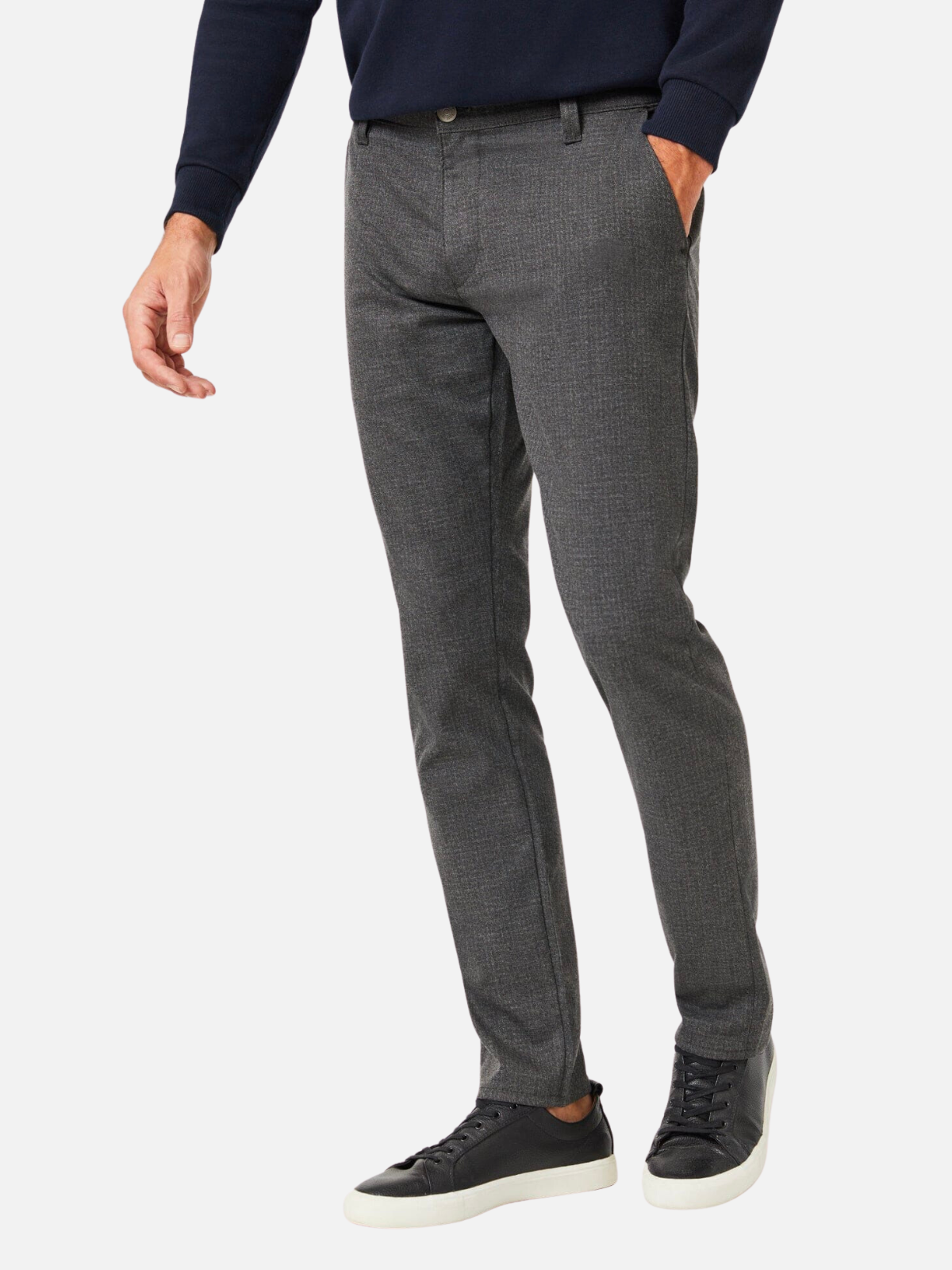 Mavi Johnny Charcoal Feather Tweed Pant Mens Dress Pant Athens GA Clothing Kempt