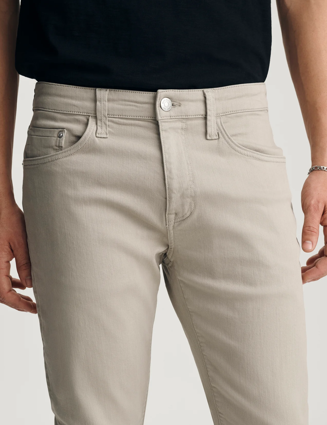 Mavi Marcus Slim Straight Jean Cumulus Cloud Beige Supermove Denim Kempt Mens Pants Athens Georgia Clothing Store for Guys UGA