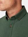 Mizzen + Main LS Long Sleeve City Flannel Spruce Heather Green Button Up Athens GA Georgia Kempt Menswear Store Near Me