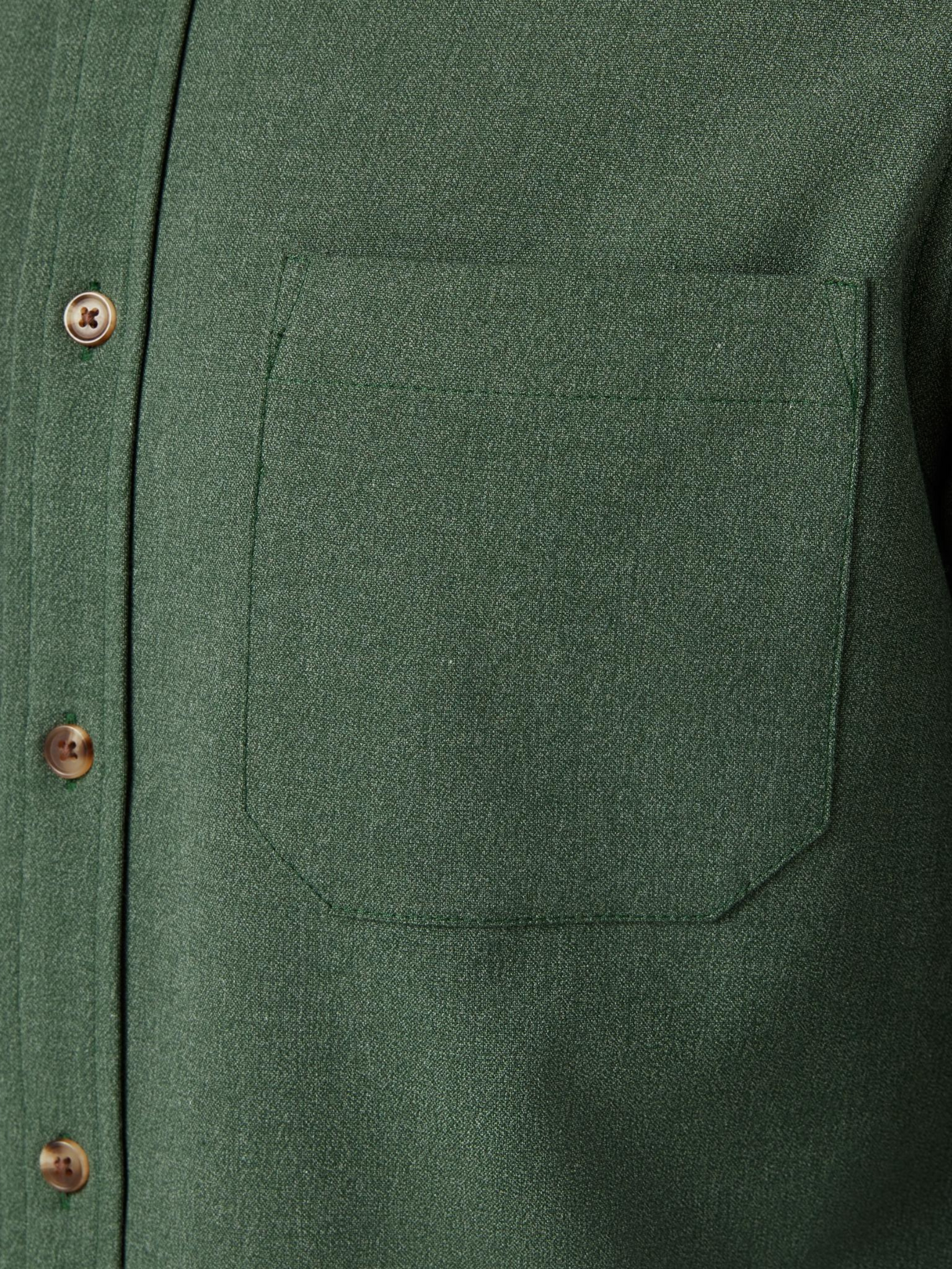 Mizzen + Main LS Long Sleeve City Flannel Spruce Heather Green Button Up Athens GA Georgia Kempt Menswear Store Near Me