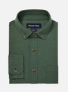 Mizzen + Main LS Long Sleeve City Flannel Spruce Heather Green Button Up Athens GA Georgia Kempt Menswear Store Near Me