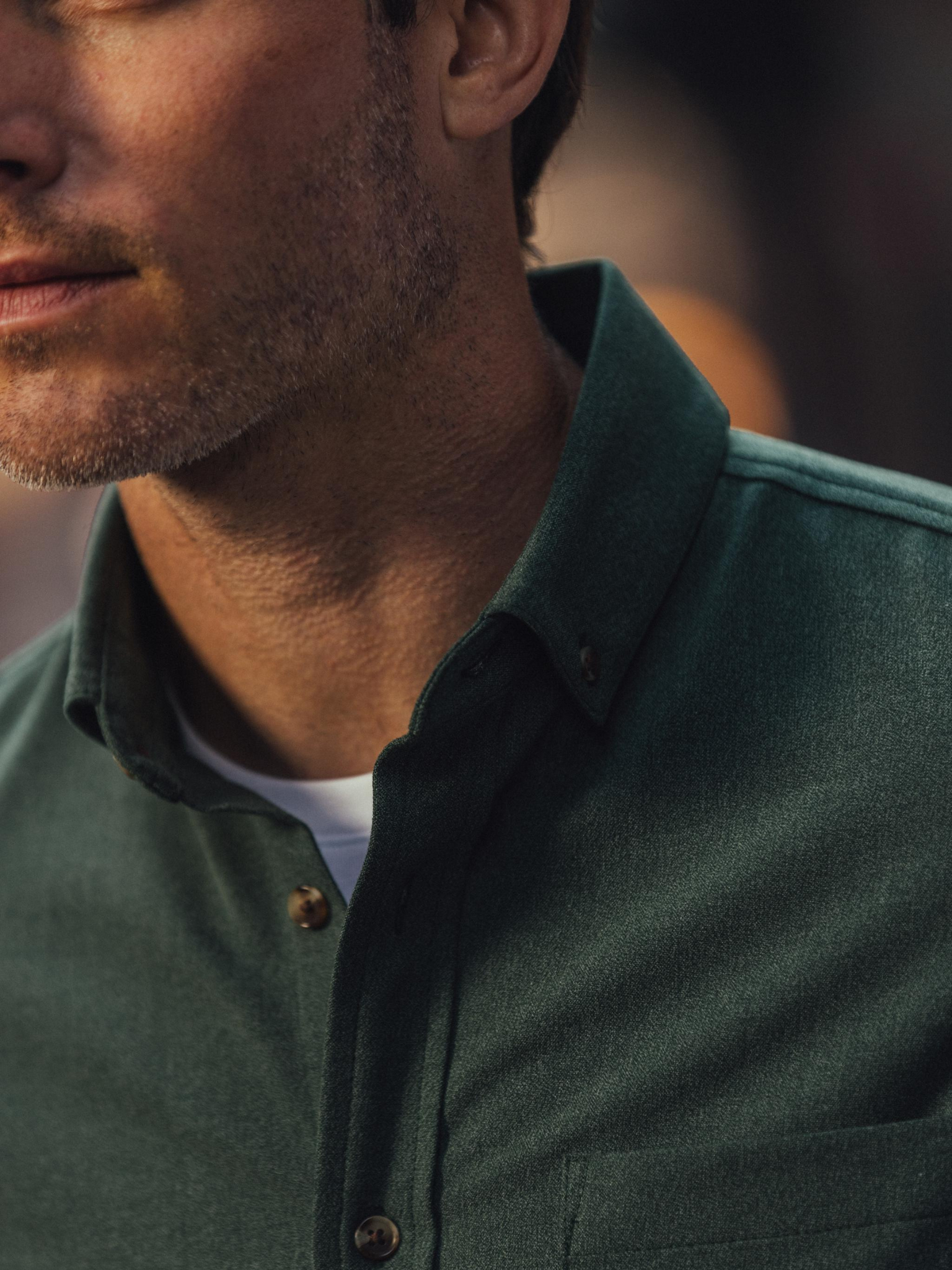 Mizzen + Main LS Long Sleeve City Flannel Spruce Heather Green Button Up Athens GA Georgia Kempt Menswear Store Near Me