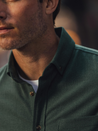 Mizzen + Main LS Long Sleeve City Flannel Spruce Heather Green Button Up Athens GA Georgia Kempt Menswear Store Near Me