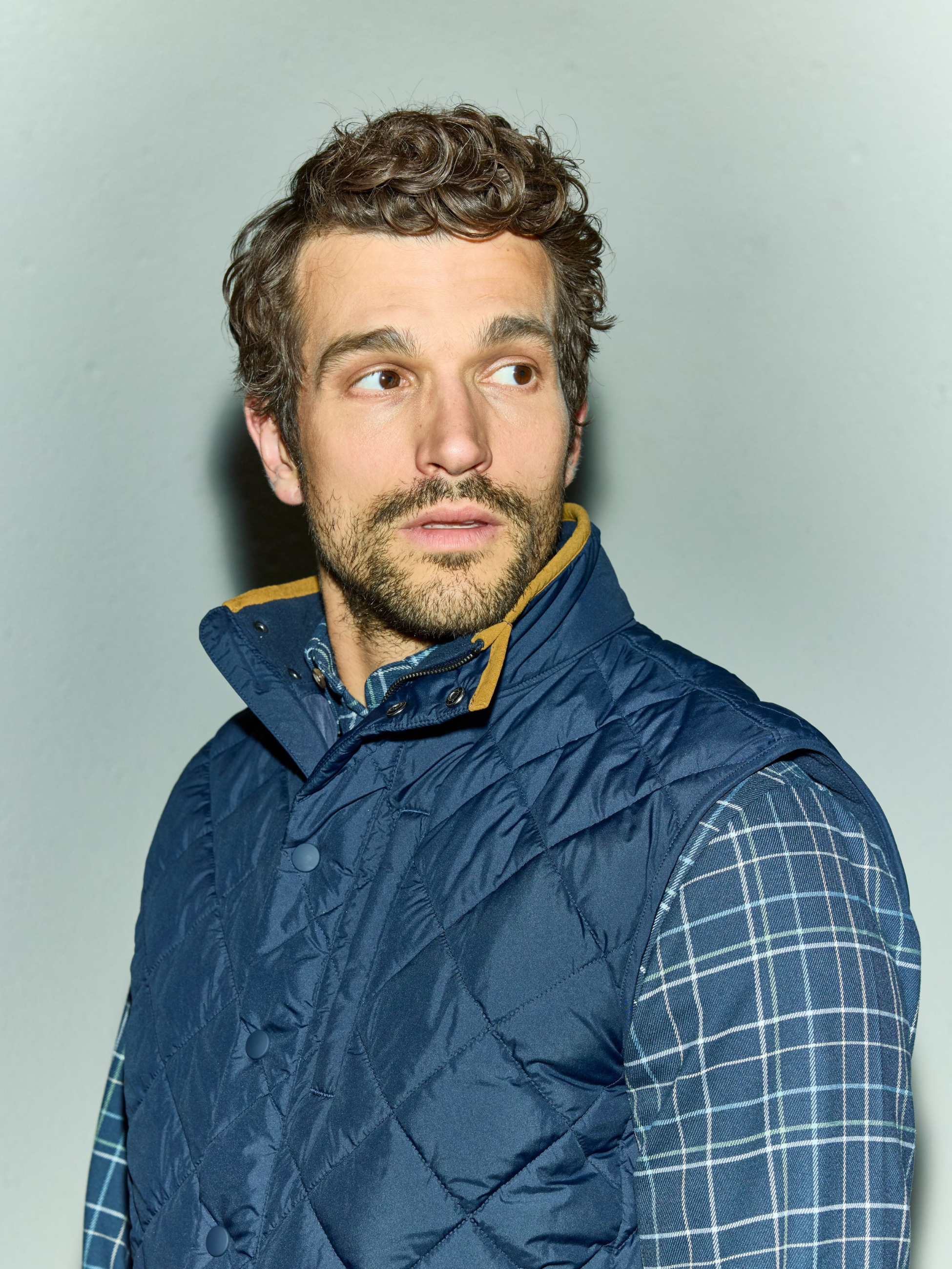 Mizzen + Main City Flannel Navy Andrew Plaid Blue LS Long Sleeve Men’s Button Up for Men Athens GA Georgia Kempt Menswear Store Near Me