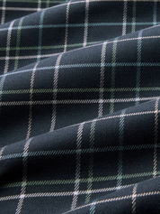 Mizzen + Main City Flannel Navy Andrew Plaid Blue LS Long Sleeve Men’s Button Up for Men Athens GA Georgia Kempt Menswear Store Near Me