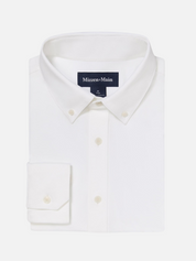 Mizzen + Main Ellis Oxford Men’s Shirt White Button Down Athens Kempt Menswear Store 