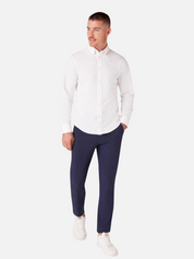 Mizzen + Main Ellis Oxford Men’s Shirt White Button Down Athens Kempt Menswear Store 