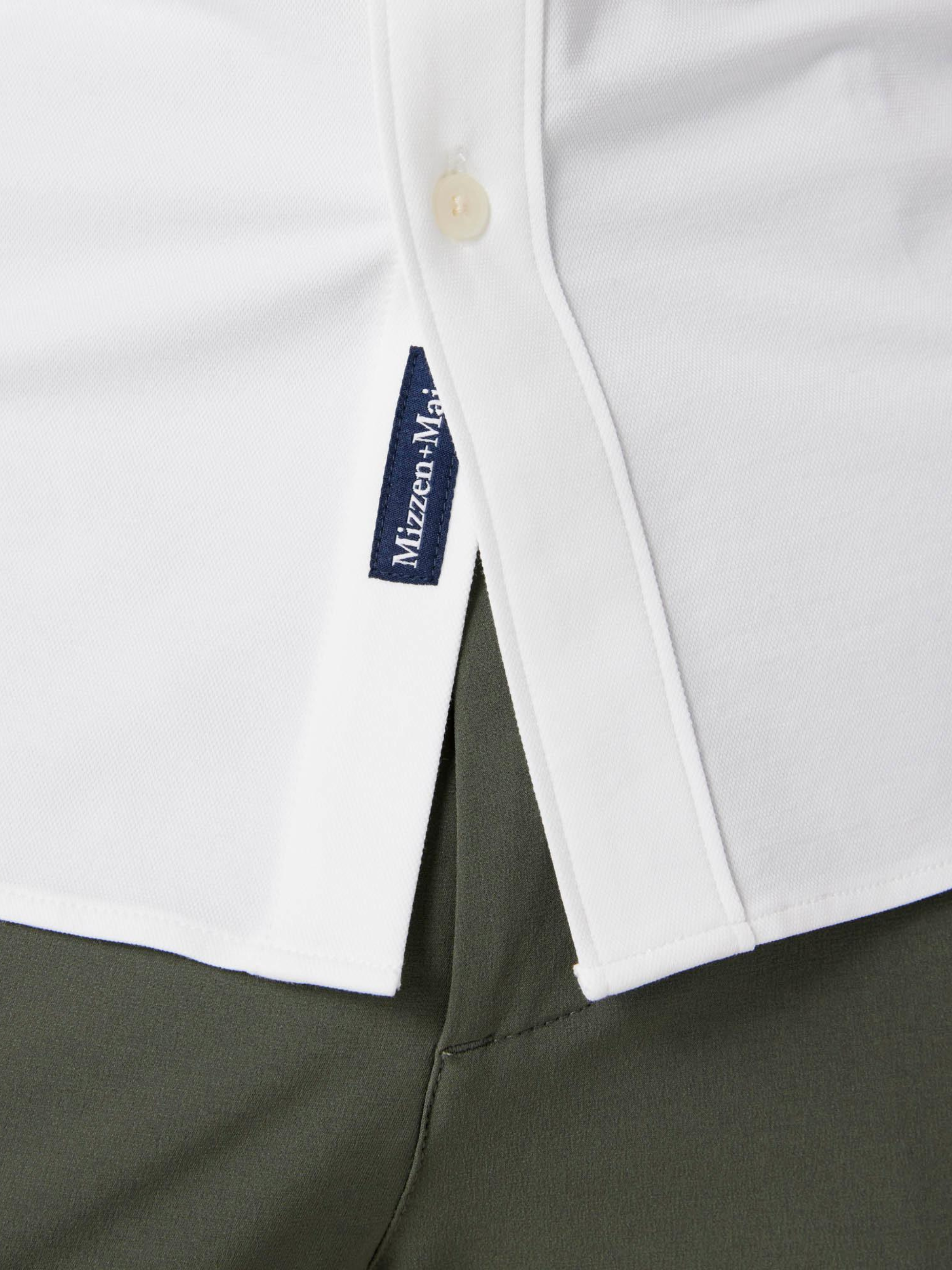 Mizzen + Main Ellis Oxford Men’s Shirt White Button Down Athens Kempt Menswear Store 