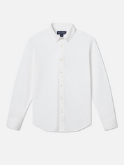 Mizzen + Main Ellis Oxford Men’s Shirt White Button Down Athens Kempt Menswear Store 