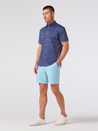 Mizzen + Main Helmsman 7 inch inseam Short Spring Summer Light Blue Men’s Shorts Bottoms for Men Athens GA Georgia Kempt Menswear Store Near Me