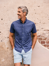 Mizzen + Main Helmsman 7 inch inseam Short Spring Summer Light Blue Men’s Shorts Bottoms for Men Athens GA Georgia Kempt Menswear Store Near Me