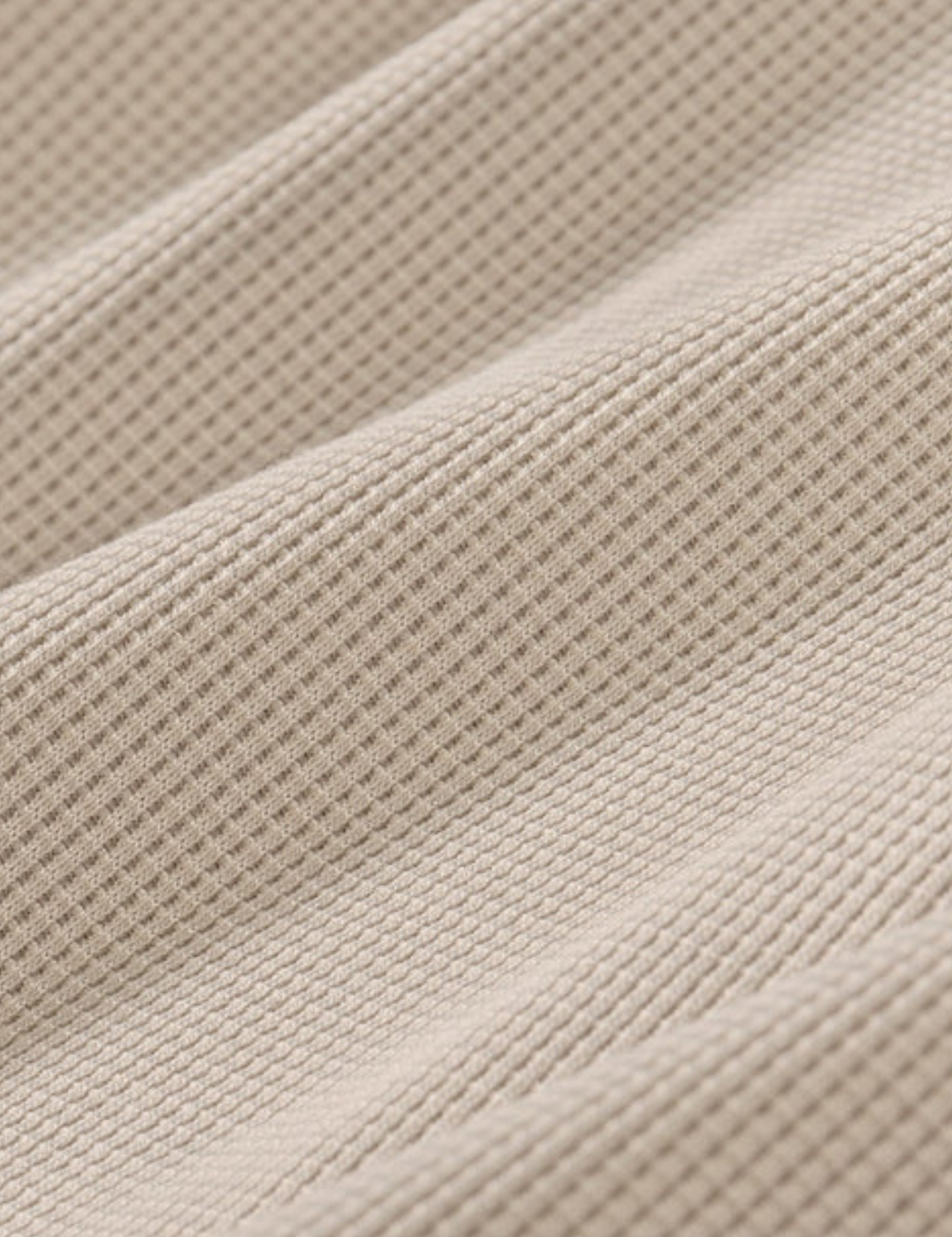 Mizzen + Main Henderson LS Long Sleeve Henley Oyster Solid Cream Off White Men’s Fall Winter Tops for Men Athens GA Georgia Kempt Menswear Store Near Me
