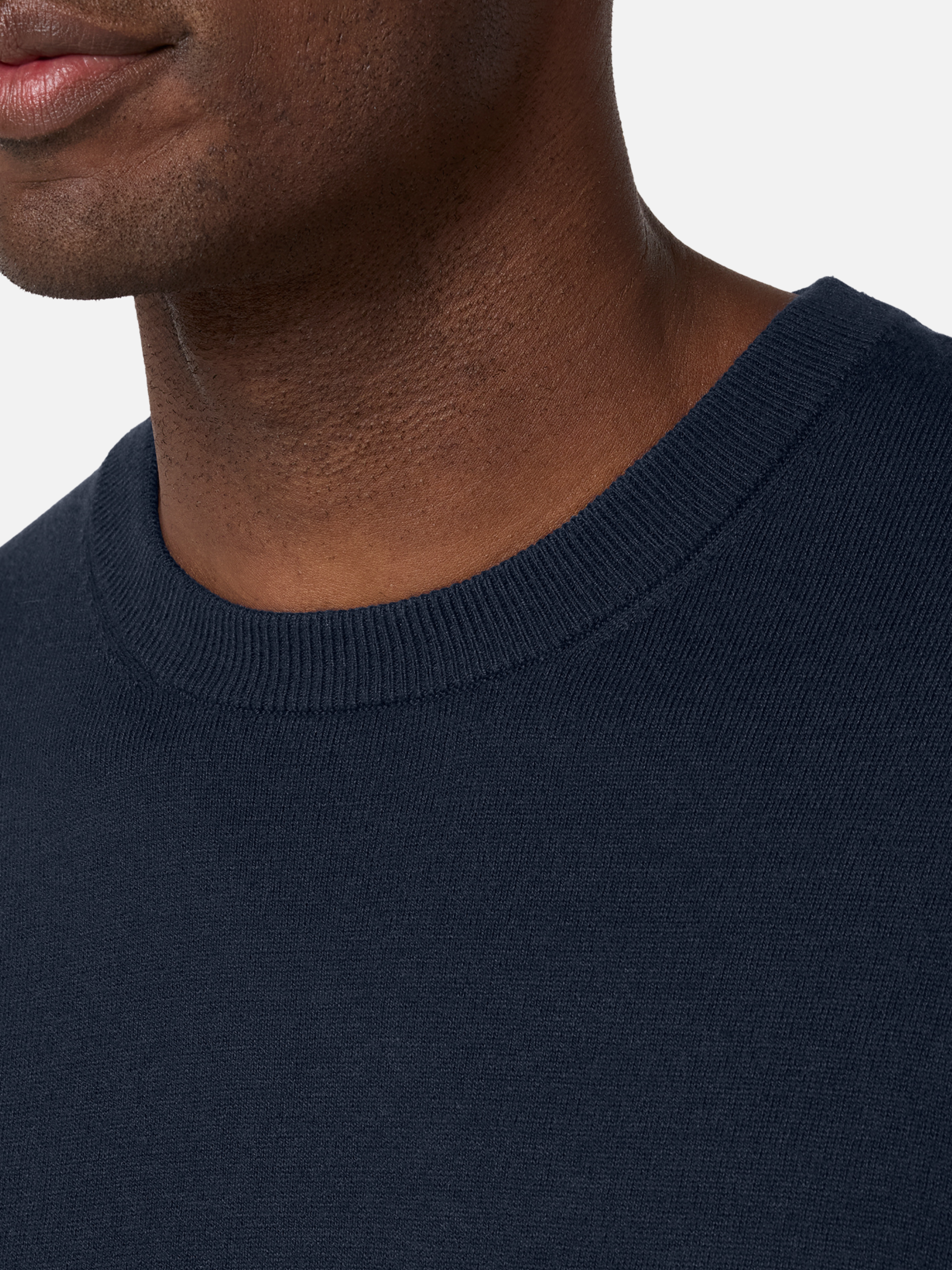 Mizzen + Main Heritage Crewneck Sweater Merino Wool Navy Blue Men’s Fall Winter LS Long Sleeve Tops for Men Athens GA Georgia Kempt Menswear Store Near Me