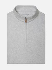Mizzen + Main KPI Quarter Zip Cool Gray Heather Light Men’s Outerwear Top for Men Athens GA Georgia Kempt Menswear Store Near Me