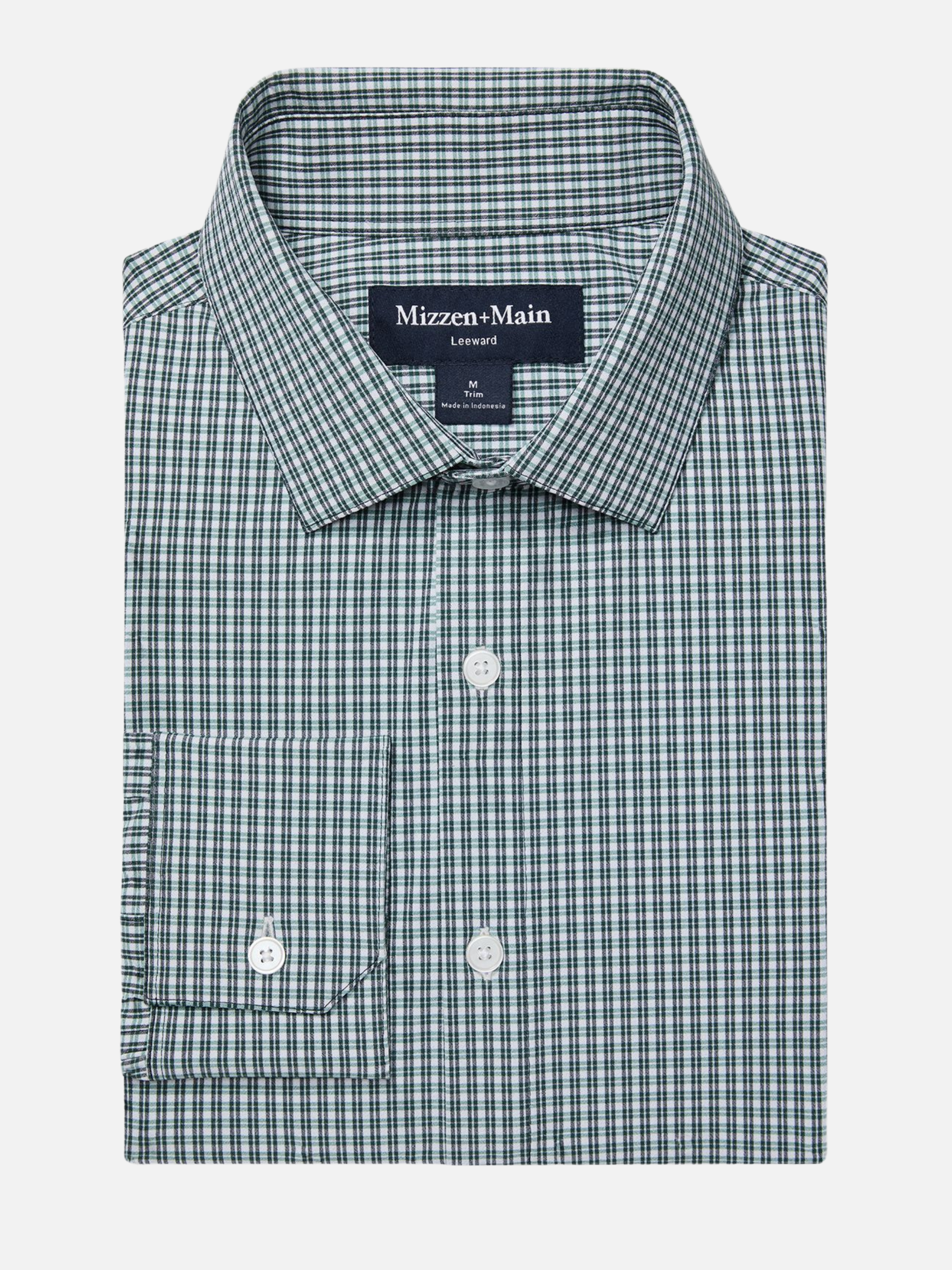 Mizzen + Main Leeward LS Dress Shirt - Fir Winston Check – Kempt