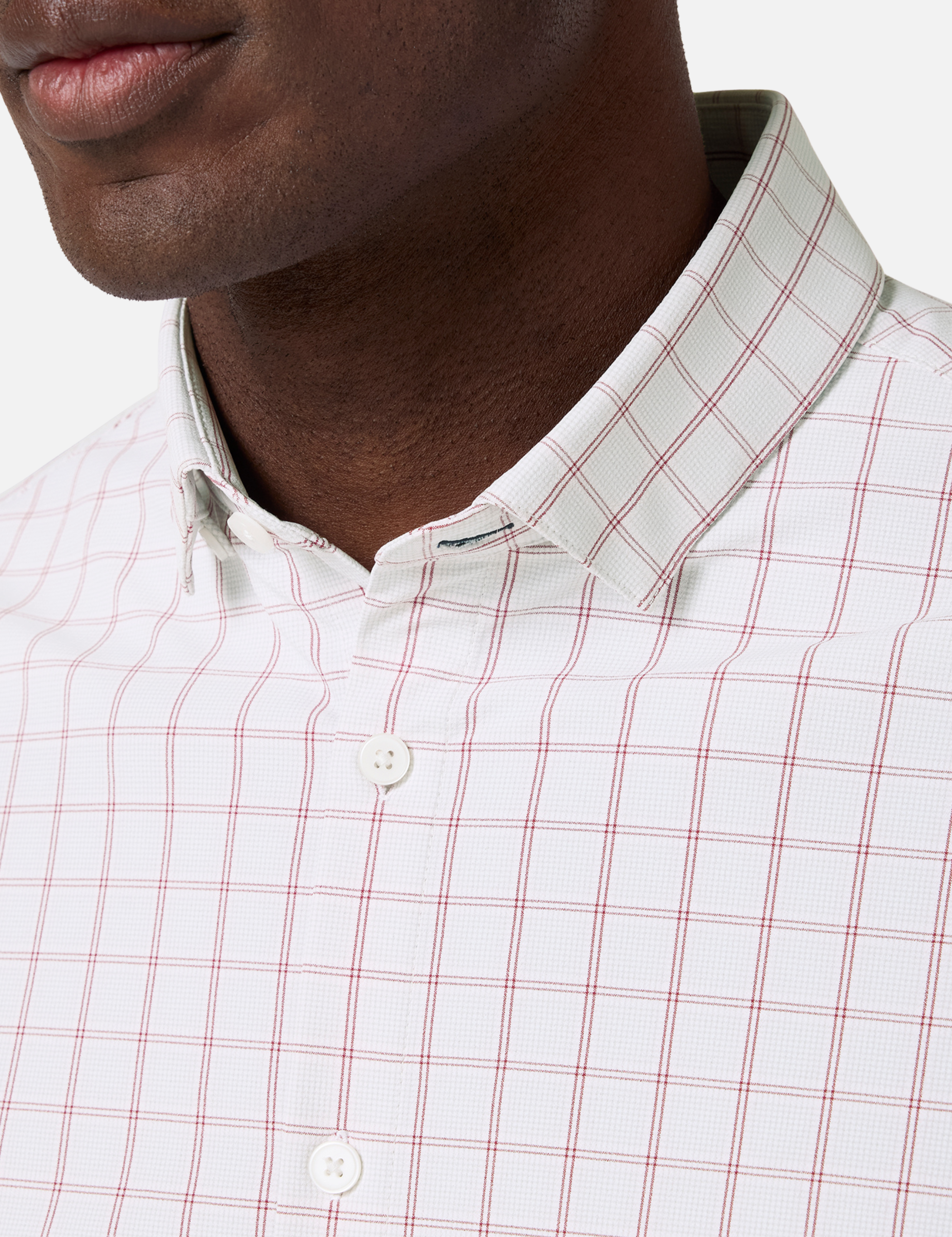 Mizzen + Main No Tuck LS Long Sleeve Dress Shirt Collared Button Down Men’s Tops for Men Aluminum Hampton Plaid Pattern Athens GA Georgia Kempt Menswear Store Near Me