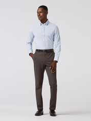 Mizzen + Main Upton Chino Pant Pewter Solid Men’s Dress Pants Formal Bottoms for Men Athens Kempt GA Georgia Menswear Store 