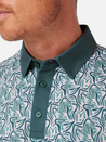 Mizzen + Main Versa SS Short Sleeve Polo Collared Floral Pattern Balsam Fairway Green Athens GA Georgia Kempt Menswear Store Near Me